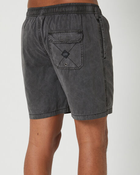 BLACK MENS CLOTHING SWELL BOARDSHORTS - S5164233BLK