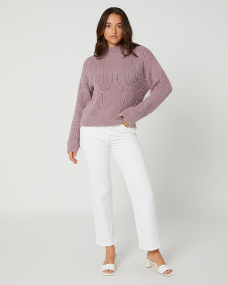 DUSTY LILAC WOMENS CLOTHING TIGERLILY KNITS + CARDIGANS - T625135DSTL