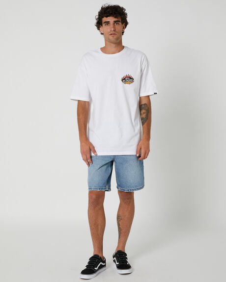 WHITE MENS CLOTHING VANS GRAPHIC TEES - VN000P2WHT