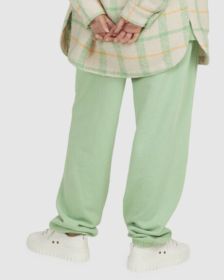 ABSINTHE GREEN WOMENS CLOTHING ROXY PANTS - URJFB03035-GHY0