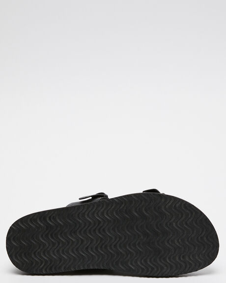 BLACK CROC WOMENS FOOTWEAR BILLINI SLIDES - S950-BLK