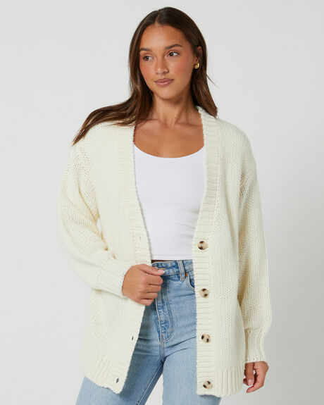 WHITE WOMENS CLOTHING SWELL KNITS + CARDIGANS - SWWW23103CHOC