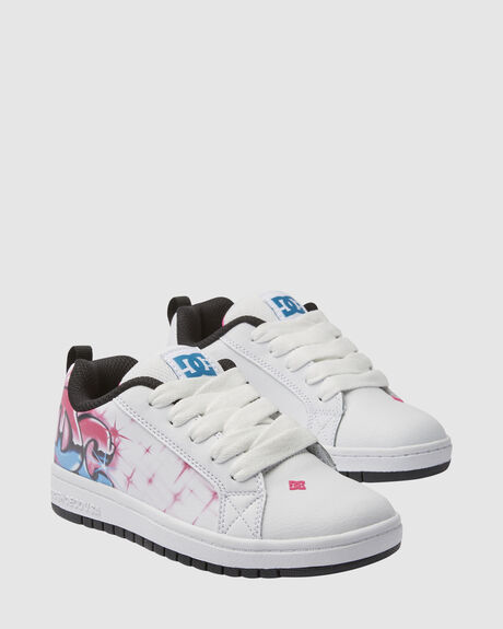 BRIGHT ROSE KIDS GIRLS DC SHOES SNEAKERS - ADGS100091-ROB