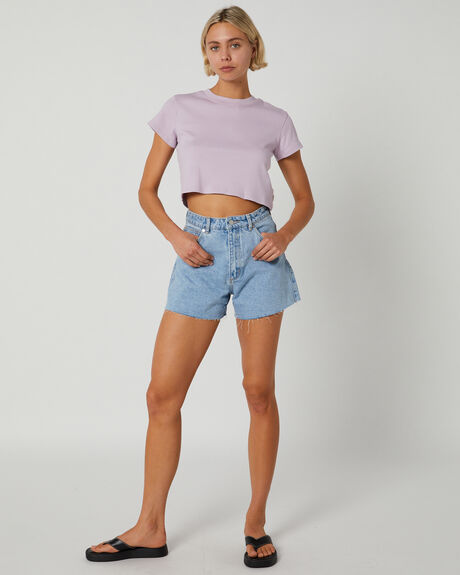 LILAC WOMENS CLOTHING RIP CURL T-SHIRTS + SINGLETS - 08AWTE0108