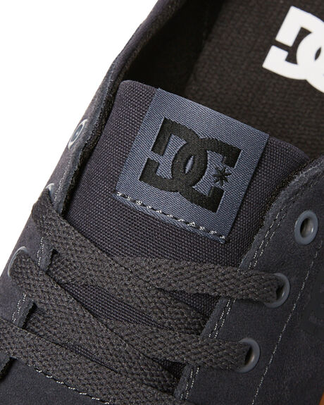 CHARCOAL BLACK MENS FOOTWEAR DC SHOES SNEAKERS - ADYS300172CB3