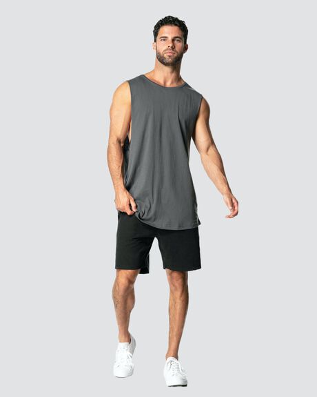 CHARCOAL MENS CLOTHING ONEBYONE SINGLETS + TANKS - OBO-1071-S