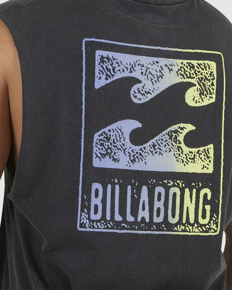 BLACK MENS CLOTHING BILLABONG T-SHIRTS + SINGLETS - UBYZT00265-BLK