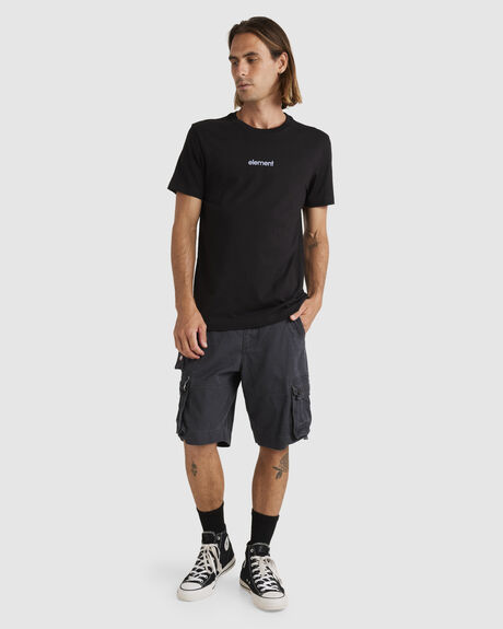 FLINT BLACK MENS CLOTHING ELEMENT T-SHIRTS + SINGLETS - ULYZT00196-FBK