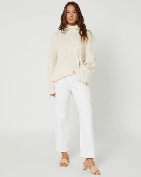 CREAM WOMENS CLOTHING GIRL AND THE SUN KNITS + CARDIGANS - GS724KCRM