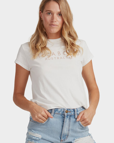 SALT CRYSTAL WOMENS CLOTHING BILLABONG TEES - UBJZT00115-SCS