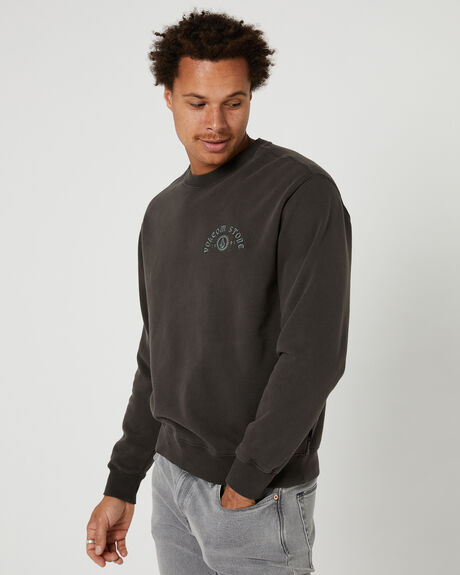 BLACK MENS CLOTHING VOLCOM JUMPERS - A4612308BLK