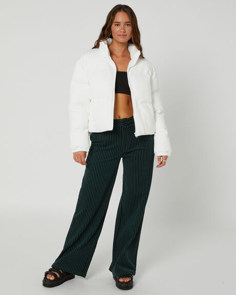 WHITE WOMENS CLOTHING RUSTY JACKETS - JKL0458-WHT