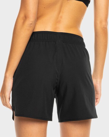 ANTHRACITE WOMENS CLOTHING ROXY SHORTS - ERJBS03299-KVJ0