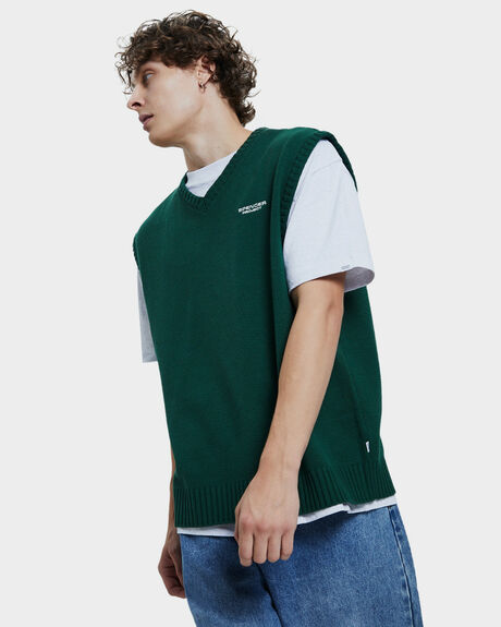 EMERALD GREEN MENS CLOTHING SPENCER PROJECT KNITS + CARDIGANS - 46491800026