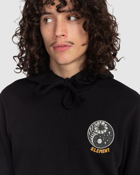 FLINT BLACK MENS CLOTHING ELEMENT HOODIES - ELYSF00103-FBK
