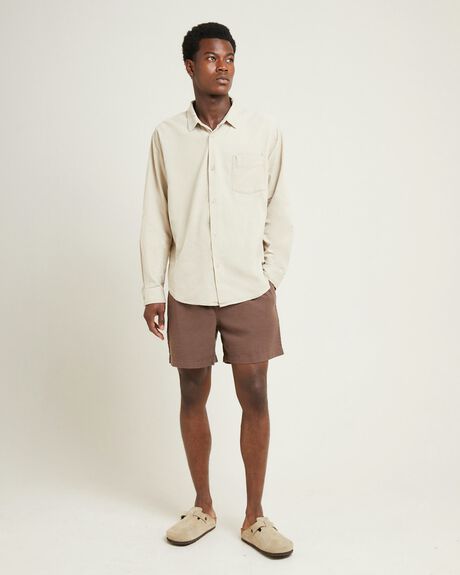 NATURAL MENS CLOTHING ARVUST SHIRTS - ARMW24228-NAT-S