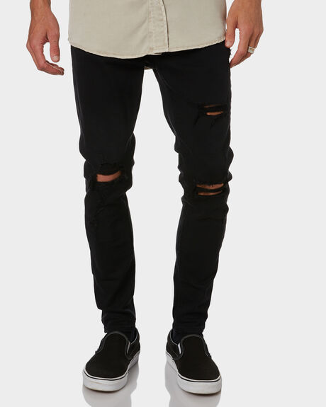 BLACK ROGUE MENS CLOTHING ABRAND JEANS - 817125517