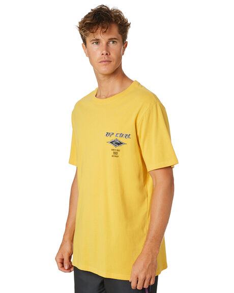 Rip Curl Fadeout Mens Tee - Retro Yellow | SurfStitch