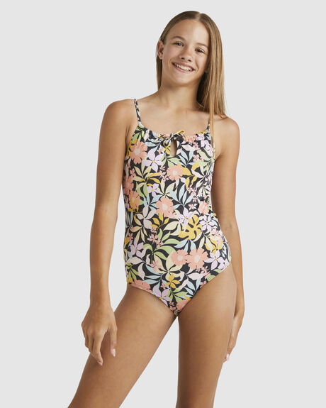 BLACK KIDS YOUTH GIRLS BILLABONG SWIMWEAR - UBGX100168-BLK