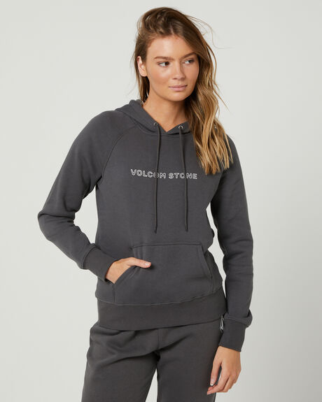 ASPHALT BLACK WOMENS CLOTHING VOLCOM HOODIES - B3111886ASB