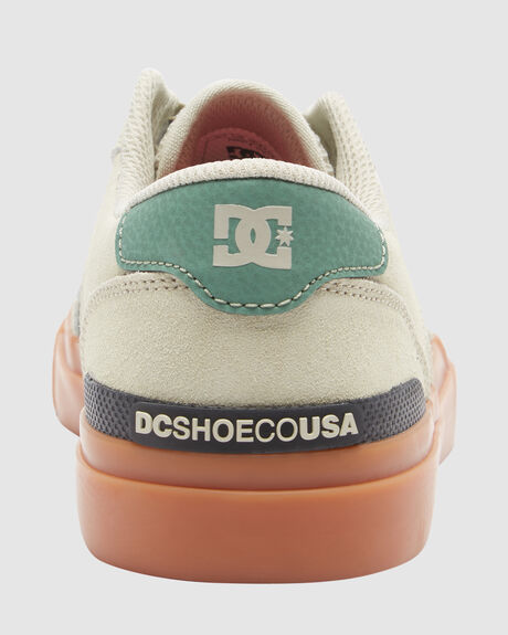 TAN GREEN MENS FOOTWEAR DC SHOES SNEAKERS - ADYS300739-TG2