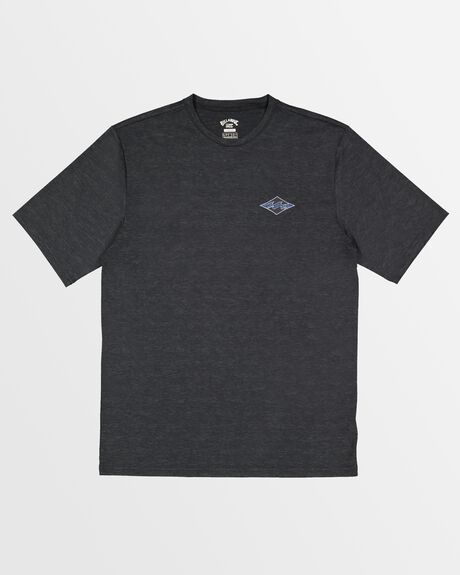 BLACK HEATHER SURF MENS BILLABONG RASHVESTS - UBYWR03024-BKH