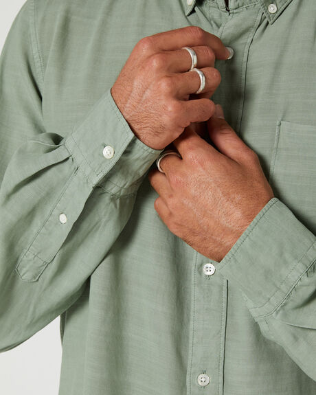 JASPER GREEN MENS CLOTHING ACADEMY BRAND SHIRTS - 24S890-JAS