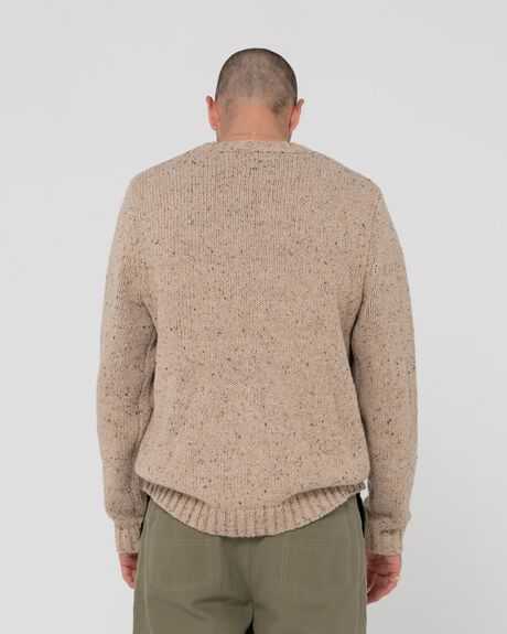SABLE MENS CLOTHING RUSTY KNITS + CARDIGANS - W23-CKM0356-SAB-1S