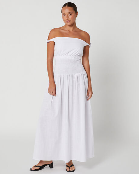 WHITE WOMENS CLOTHING SNDYS DRESSES - SFD763-WHT