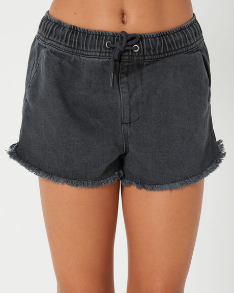 WASHED BLACK KIDS GIRLS SWELL SHORTS + SKIRTS - S6222231WASB