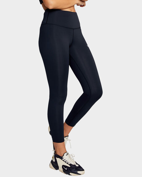 BLACK WOMENS ACTIVEWEAR RVCA LEGGINGS + PANTS - AVJNP00123-BLK