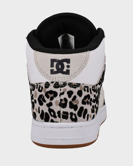 LEOPARD PRINT WOMENS FOOTWEAR DC SHOES SNEAKERS - ADJS100181-LEP