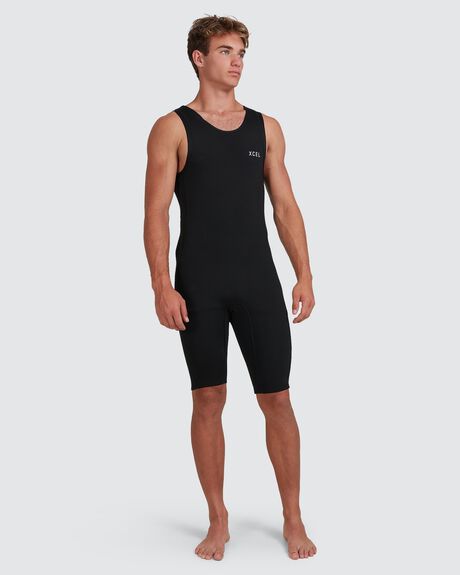 BLACK SURF MENS XCEL SPRINGSUITS - MN208AX1-BLK-S