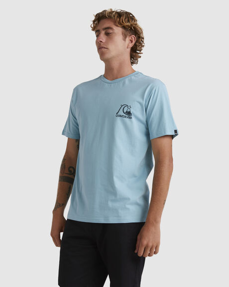 REEF WATERS MENS CLOTHING QUIKSILVER T-SHIRTS + SINGLETS - UQYZT05071-BJG0