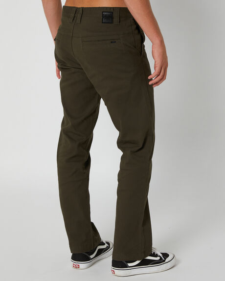 DEEP OLIVE MENS CLOTHING FORMER PANTS - FPA-23101DOLV