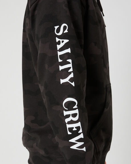 BLACK CAMO MENS CLOTHING SALTY CREW HOODIES - SCM45203-CAM