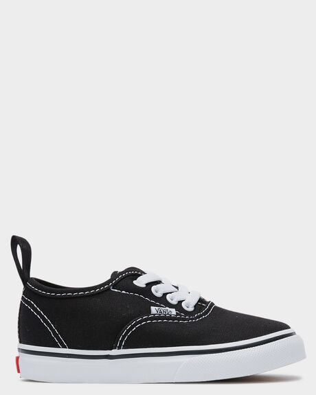 BLACK / TRUE WHITE KIDS BOYS VANS SNEAKERS - VN04A1LXNBLKW