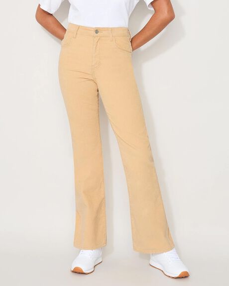 BEIGE WOMENS CLOTHING JAC AND MOOKI JEANS - JM093C.B-BEI-24