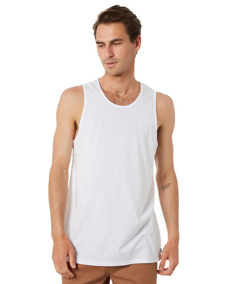 WHITE MENS CLOTHING SWELL SINGLETS + TANKS - S5212285WHITE