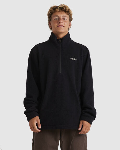 BLACK MENS CLOTHING BILLABONG JUMPERS - UBYFT00268-BLK
