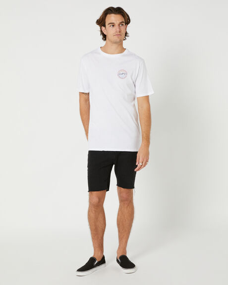 WHITE MENS CLOTHING SWELL GRAPHIC TEES - S5222002WHT