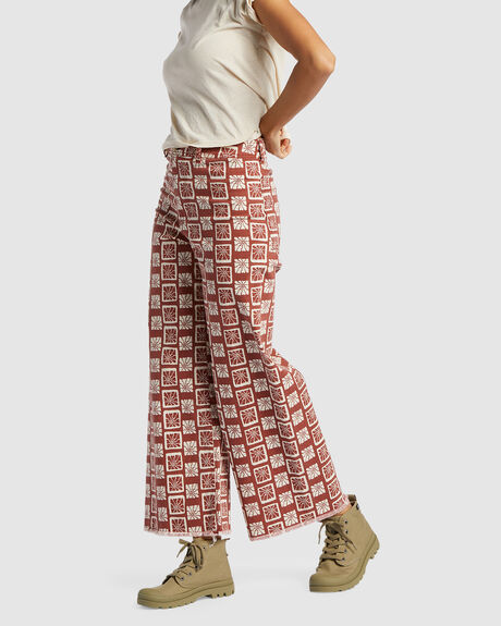 DEEP SIENNA WOMENS CLOTHING BILLABONG PANTS - ABJNP00352-RSA0