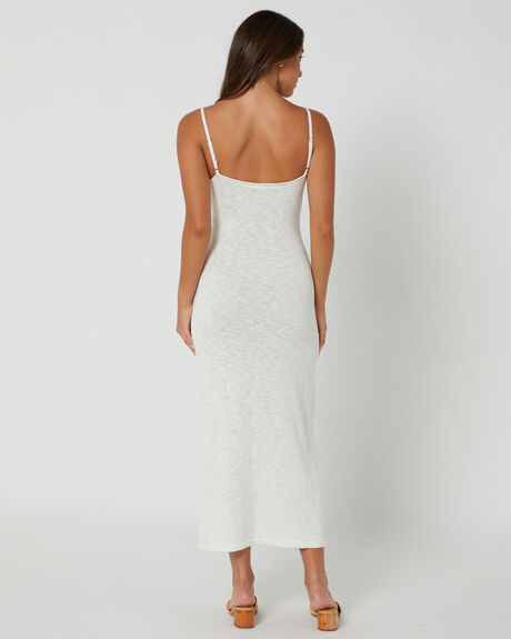 WHITE WOMENS CLOTHING THE HIDDEN WAY DRESSES - HWWS24417WHT