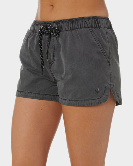 BLACK WOMENS CLOTHING SWELL SHORTS - S8189231BLK
