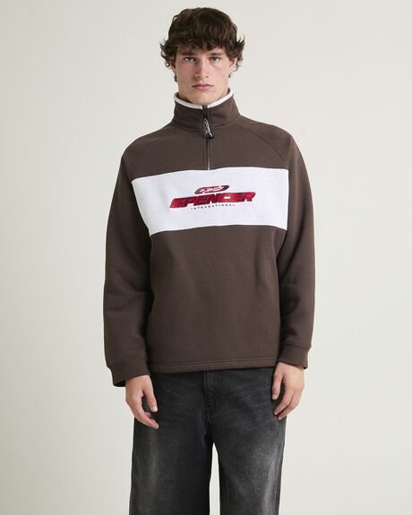 UMBER MENS CLOTHING SPENCER PROJECT HOODIES - SPMW25881-BRN-S