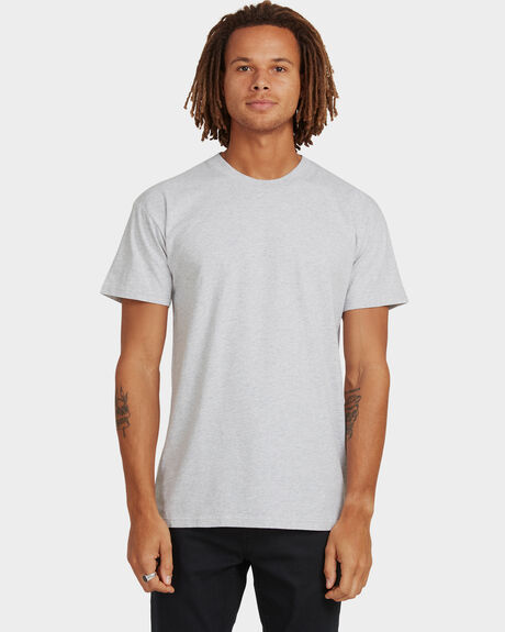 LIGHT GREY HEATHER MENS CLOTHING BILLABONG T-SHIRTS + SINGLETS - UBYZT00162-LGH