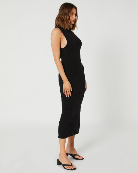 BLACK WOMENS CLOTHING RUE STIIC DRESSES - SW-22-K-07-BLK