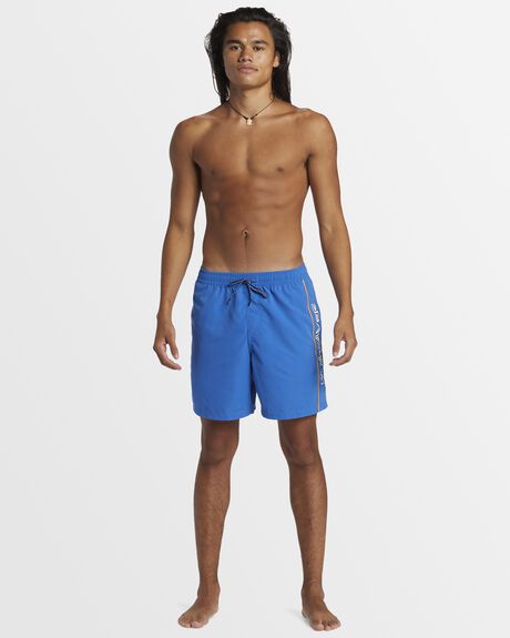 NEBULAS BLUE MENS CLOTHING QUIKSILVER BOARDSHORTS - AQYJV03140-BQV0