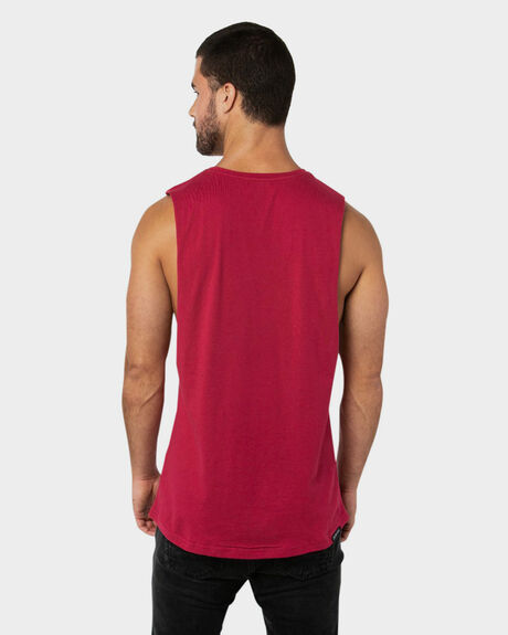 RED MENS CLOTHING ONEBYONE SINGLETS + TANKS - OBO-803-S