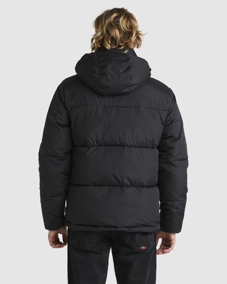 BLACK MENS CLOTHING QUIKSILVER JACKETS - UQYJK03032-KVJ0